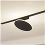 Lindby Lumaro Lampe de salon LED Noir en aluminium (1 ampoule)