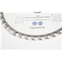 Lame de scie circulaire de qualité supérieure - 185 x 20 mm - Pour bois - Avec 60 dents TCT inclinées et découpes laser pour réd