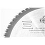 Lame de scie circulaire de qualité supérieure - 200 x 16 mm - Pour bois - Avec 40 dents TCT inclinées et découpes laser pour réd