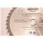 Lame de scie circulaire de qualité supérieure - 200 x 16 mm - Pour bois - Avec 40 dents TCT inclinées et découpes laser pour réd
