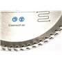 Lame de scie circulaire de qualité supérieure - 200 x 16 mm - Pour bois - Avec 40 dents TCT inclinées et découpes laser pour réd