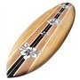 Seestern Sportswear 1865 Planche de Surf décorative en Bois 100 cm de Long Motif aérographe Surf Surf
