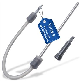 VIOKS Tuyau d'aspiration de lait avec raccord de rechange pour tuyau à lait Krups MS8030001244 MS-8030001244 - Pour machine à ca