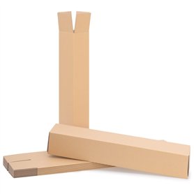 10 tubes d'expédition carrés 64 x 11 x 11 cm