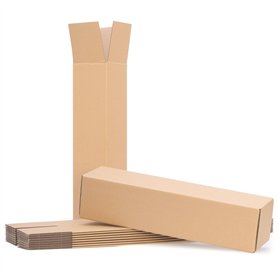 10 tubes d'expédition carrés 45 x 11 x 11 cm
