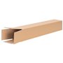 verpacking 5 tubes carton carrés 64 x 11 x 11 cm