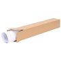 verpacking 25 tubes carton carrés 64 x 11 x 11 cm