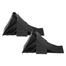 MultiBros Lot de 2 cales de roue avec support | Cales de roue en plastique robuste pour voitures