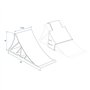 MultiBros Lot de 2 cales de roue avec support | Cales de roue en plastique robuste pour voitures, remorques, caravanes et campin
