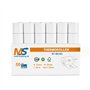 Lot de 50 rouleaux de papier peint pour caisse enregistreuse thermique 57 mm x 50 m x 12 mm Sans bisphénol A pour toutes les imp