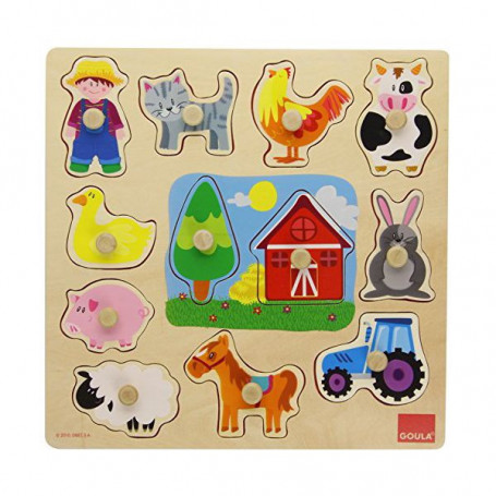 Puzzle enfant en bois Diset (12 pcs) 22,99 €