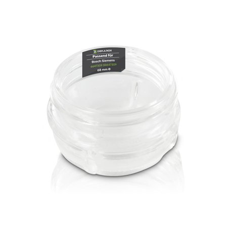 DEKAROX Calotte Couvercle de lampe en verre pour Bosch Siemens 00647309 647309 647309 68 mm Ø