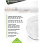 DEKAROX Calotte Couvercle de lampe en verre pour Bosch Siemens 00647309 647309 647309 68 mm Ø