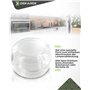 DEKAROX Calotte Couvercle de lampe en verre pour Bosch Siemens 00647309 647309 647309 68 mm Ø