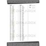 DEKAROX Filtre à peluches compatible avec Gorenje 249808 279538 pour pompe de vidange en machine à laver