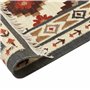 Tapis Kilim Multicolore en Laine 80 x 300 cm avec Frange Oriental Fait Main Ghukasavan