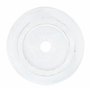 Pot de Fleurs Blanc Cassé en Fibres d'Argile Rond Cache-Pot 35 x 35 x 33 cm Ftero
