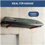Pallit BRACKET-M Support mural pour coffre de toit, canoës et planches de surf - Rangement peu encombrant pour garage et cave - 