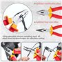 Mustbau Kit Tournevis de Précision, VDE Tournevis Électricien Isolé 1000V avec Pince Universelle, 9 Pieces Tournevis Isolés Ultr