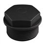 Kalitec Lot de 10 bouchons d'étanchéité M16 en plastique noir I Bouchons filetés M16 I Bouchons de protection pour trous filetés