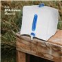 Tool & Tree Bidon à eau pliable de 20 litres - Design peu encombrant avec robinet d'écoulement pratique, poignée de transport ro