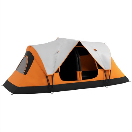 Outsunny Tente de camping tunnel pour 8 personnes