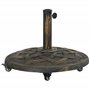 Outsunny Pied de parasol en béton avec roulette