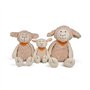 Grünspecht 336-V4 Doudou chauffant en forme de mouton pour bébé et enfant en bas âge, coussin chauffant en graines de colza avec