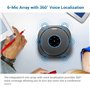Snom C300 Haut-Parleur De Conférence - Mini Haut-Parleur Mobile avec 6 Microphones, Batterie 24h, Bluetooth/USB - Son Cristalli