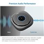 Snom C300 Haut-Parleur De Conférence - Mini Haut-Parleur Mobile avec 6 Microphones, Batterie 24h, Bluetooth/USB - Son Cristalli