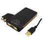 LogiLink UA0105 Adaptateur acoustique USB vers HDMI Noir