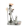 Steelman24 I Figurine en métal Golf Martini I Made in Germany I Idées Cadeaux I Sculpture d’Acier I Hommes de métal