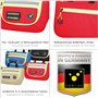 tee-uu Hero Trousse de toilette | Différentes couleurs | Robuste | Clair | Compartiment principal avec 4 compartiments intérieur