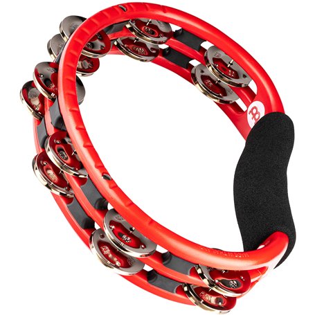 Meinl Tambourin à grelots en acier Rouge