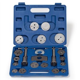 TecTake Dispositif de Remise à zéro Coffret Repousse-Piston pour étrier de Frein Set 22 pièces avec 2 bobines avec Mallette en B