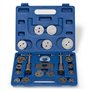 TecTake Dispositif de Remise à zéro Coffret Repousse-Piston pour étrier de Frein Set 22 pièces avec 2 bobines avec Mallette en B