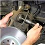 TecTake Dispositif de Remise à zéro Coffret Repousse-Piston pour étrier de Frein Set 22 pièces avec 2 bobines avec Mallette en B