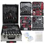 AREBOS Boîte à outils 1200 pièces Boîte à outils Coffret à outils Set à outils