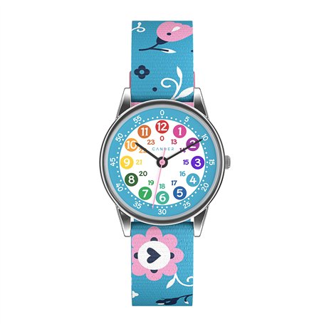 Cander Berlin MNA 1230 B Montre pour enfants à fleurs