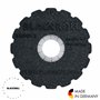 BLACKROLL GROOVE (30 x 15 cm) | Rouleau de massage rainuré & foam roller de sport maison original en dureté moyenne pour l'exerc