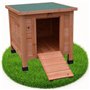 Melko Niche pour Chien/enclos en Bois env. 50 cm x 45 cm x 43 cm