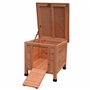 Melko Niche pour Chien/enclos en Bois env. 50 cm x 45 cm x 43 cm