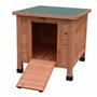 Melko Niche pour Chien/enclos en Bois env. 50 cm x 45 cm x 43 cm