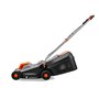 Fuxtec Tondeuse à Gazon sans Fil 20 V FX-E1RM20-ECO-SET, Batterie 4Ah + Chargeur, pour Jardins Petits à Moyens, Largeur de Coupe