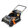 FUXTEC Ramasseur de Feuilles FX-LS52 - Largeur de Travail de 530 mm, Profondeur de Travail de 0-40mm, bac de ramassage d'environ