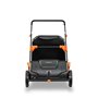 FUXTEC Ramasseur de Feuilles FX-LS52 - Largeur de Travail de 530 mm, Profondeur de Travail de 0-40mm, bac de ramassage d'environ