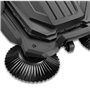 Balayeuse mécanique FUXTEC FX-HK65 – idéale pour surfaces extérieures moyennes à grandes. Largeur de travail 650 mm, cuve 20 L, 