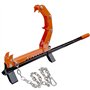 Fuxtec Levier d’abattage 5en1 Griffe courbée 117cm – idéal pour l’abattage du Bois de Chauffage