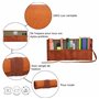 Gusti Trousse Cuir - Benjamin Trousse à Crayons étui Accessoires Bureau Cuir Marron