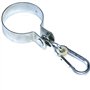 Lot 2 Crochets Ronds Ø 10 cm avec Mousqueton Fixation balancoire portique